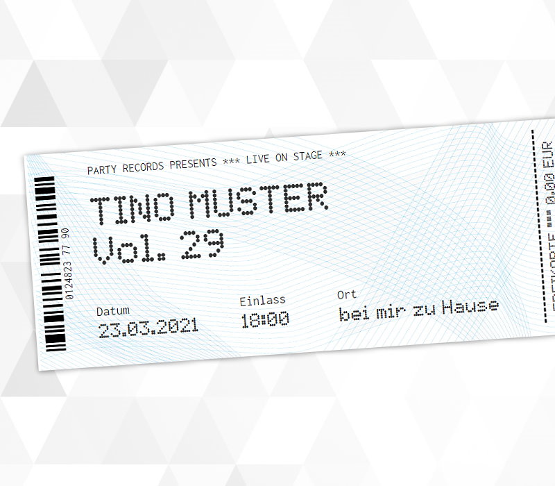 Individuelle Tickets drucken lassen bei Tick17